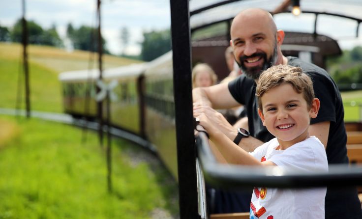 Der Bärenwaldexpress fährt am 12. August. Foto: NÖVOG/Knipserl