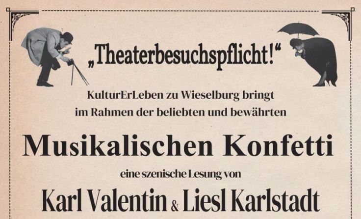 Musikalische Konfetti: Karl Valentin & Liesl Karlstadt (Foto: KulturERleben)