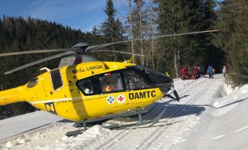 Alpinunfall im Langlaufzentrum Hochreit erforderte Notarzthubschrauber