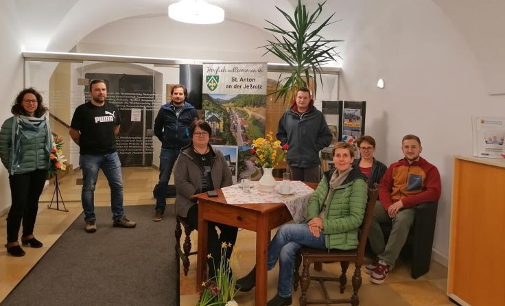 Kernteam des G21-Prozesses St. Anton/J. (Foto: NÖ.Regional/Fuchs)
