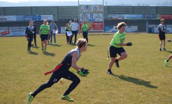 Erster U15 Flag Football Gameday in Sarling