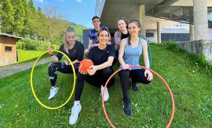 Erfolgreiche Instruktoren für Fitness und Animation     Fotos: HAK & HLW Kirchdorf