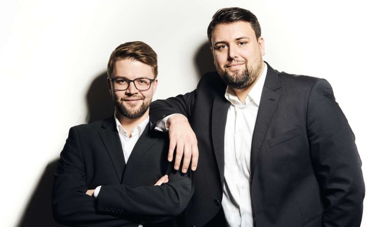 Pianist Tobias Neubauer (li.) und Bassist Martin Summer Foto: Otto Reiter