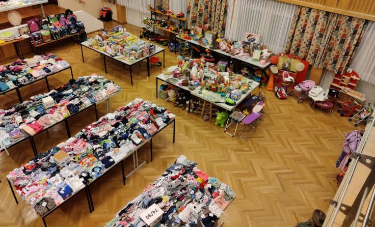 Kinderartikel-Basar am 27. August ab 8 Uhr im Pfarrheim Waizenkirchen Foto: zVg