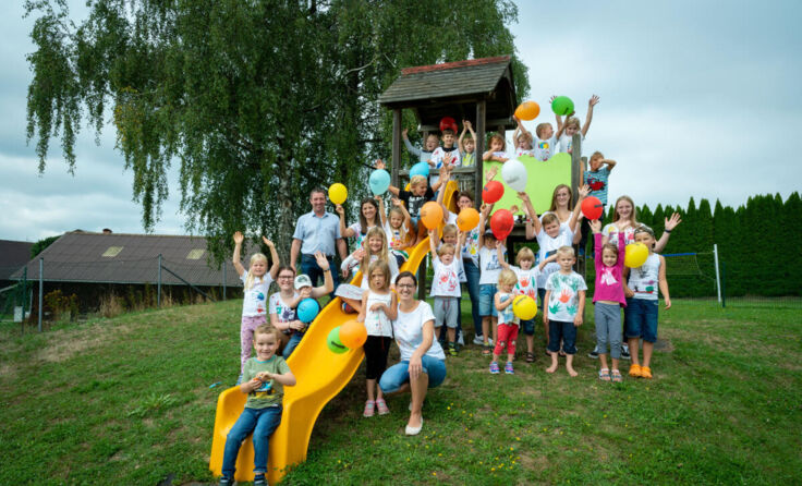 Großen Spaß hatten die Kinder bei der Sommerbetreuung (Foto: Gemeinde St. Aegidi“)