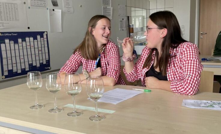 Weinverkostung bei der Genussolympiade (Foto: Landjugend Oberösterreich)