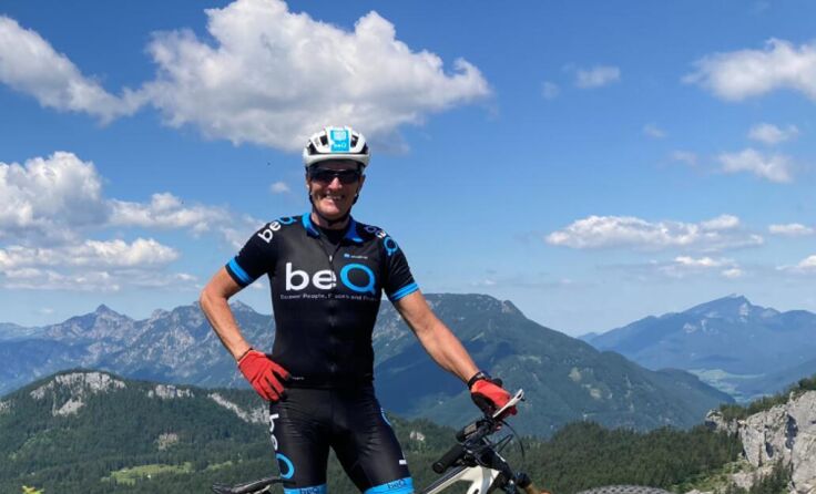 Herbert Lehner bei einer Trainingsfahrt in Bad Goisern. (Foto: Herbert Lehner/privat)