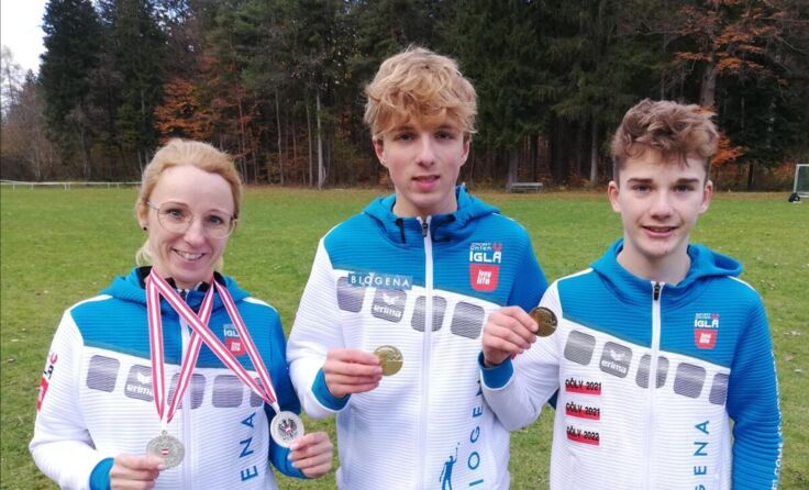 Silvia, Julian und Jonas Mesi (Foto: Sportunion IGLA long life)