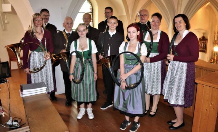 Die Parforcebläser Behamberg (Foto: Franz Putz)