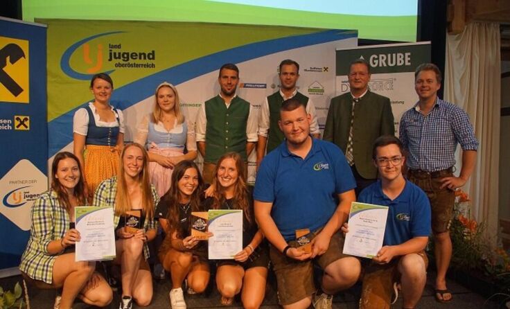 Siegerteams der Genussolympiade strahlen über die erbrachten Leistungen. (Foto: LJ OÖ)