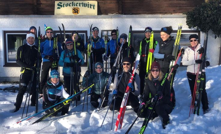 Gute Stimmung beim Langlauftraining (Foto: Naturfreunde Ottensheim/Schöttl)