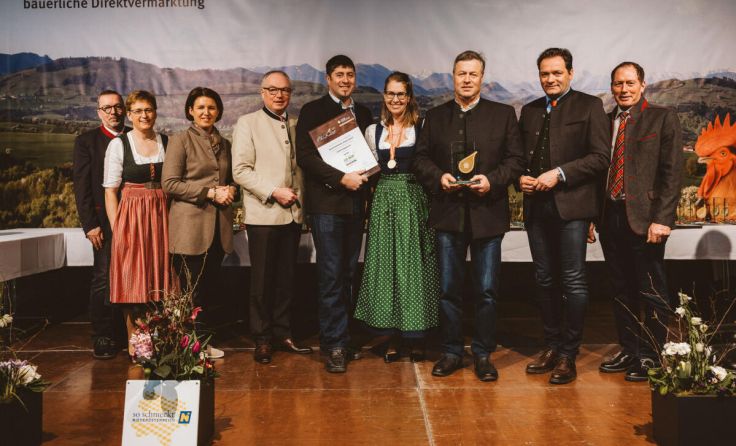 Familie Zehethofer bei der Prämierung (Foto: Michael Schafranek (www.schafranek.at))