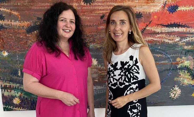 Landesobfrau Cornelia Pöttinger (li.) und Bezirksobfrau Melanie Wöss (Foto: Laura Ganhör)