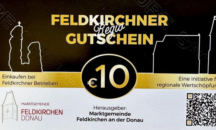 Regio-Gutschein (Foto: Marktgemeinde Feldkirchen a.d.D.)
