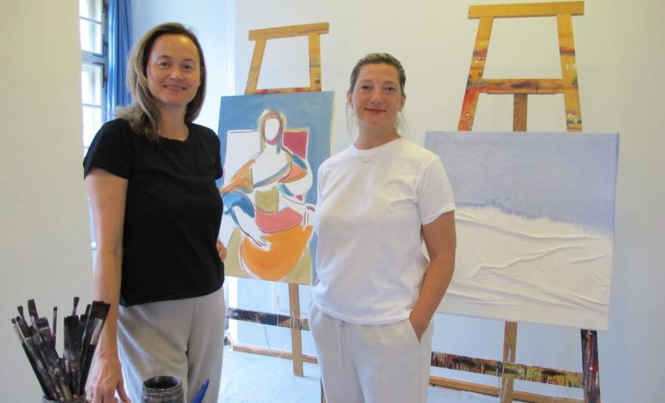 Antonia Riederer und Marie Ruprecht (Foto: Bildungsschlösser OÖ)