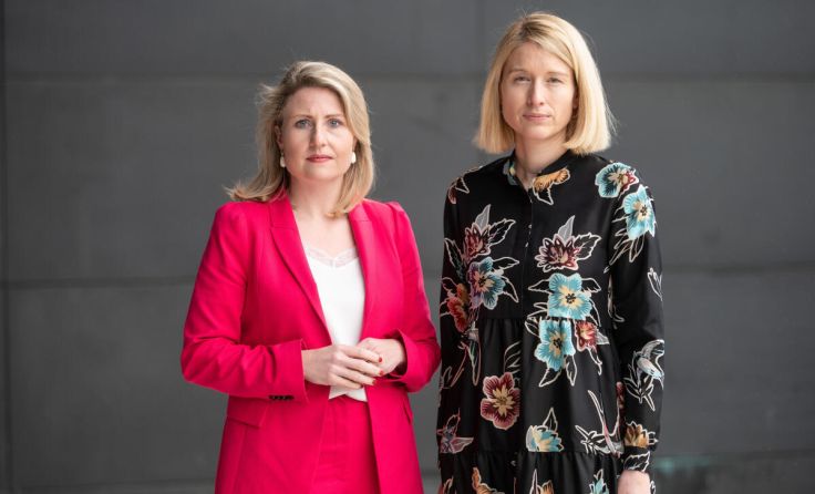 Frauenministerin Susanne Raab und LH-Stv.in Christine Haberlander (Foto: Land OÖ/Peter Mayr)