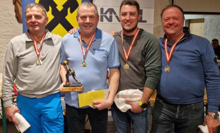 (V.l.) Gerhard Baumgartner, Anton Nenning, Florian Aistleitner und Hubert Haderer (Foto: privat)