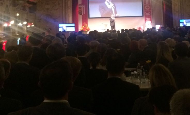 Volles Haus bei der Exporters Night der WKOÖ im Palais Kaufmännischer Verein.