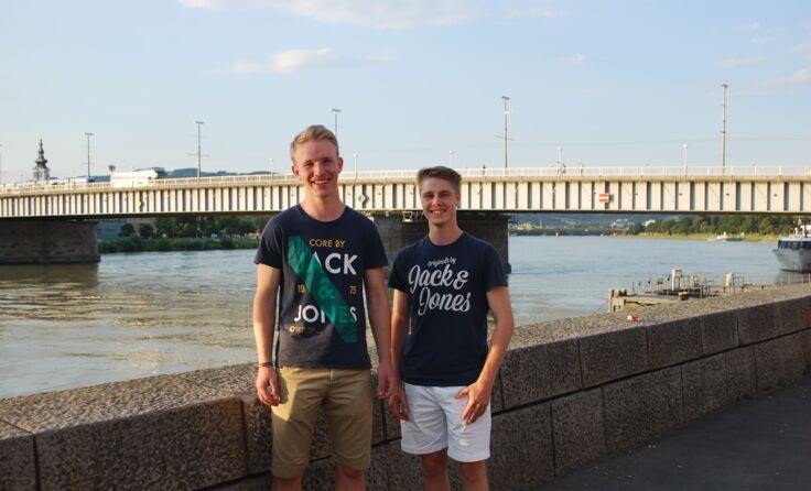 Obmann Michael Huemerlehner und Geschäftsführer Philipp Gerstmair