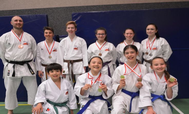 Karateka der Sportunion Altmünster