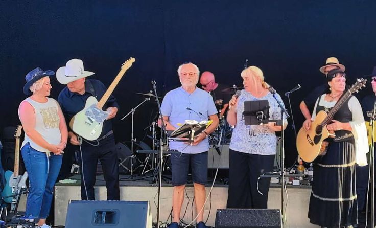 Eröffnung der 4. Country-Night am 26.7.2024 am Heindlkai in Mauthausen
