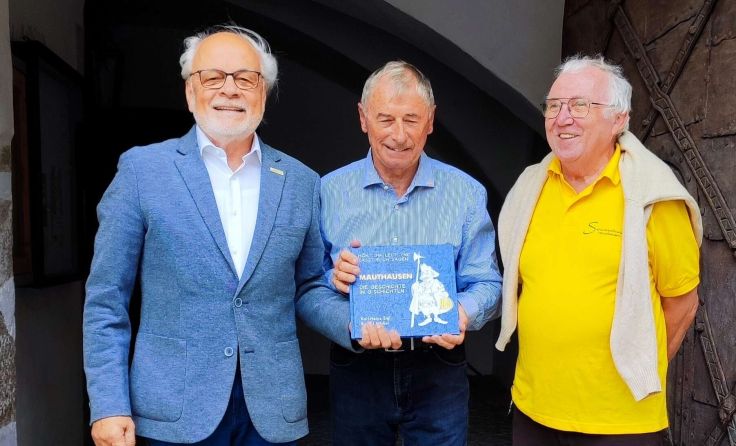 Gottfried Kraft, Dr. Manfred Waldenhofer und Franz Fürst