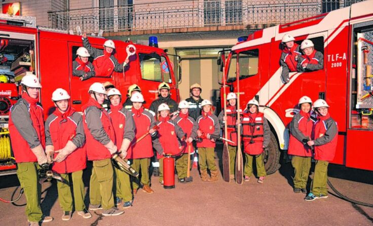 Die Jugendgruppe der Feuerwehr Ranshofen - 
