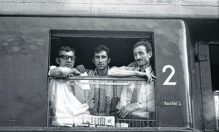 Gastarbeiter reisten in den 1960er Jahren in Zügen nach Österreich. Foto: Sefa Yetkin