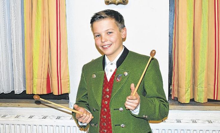 Christoph Daxecker spielt „Erinnerungen an Zirkus Renz“ am Xylophon.