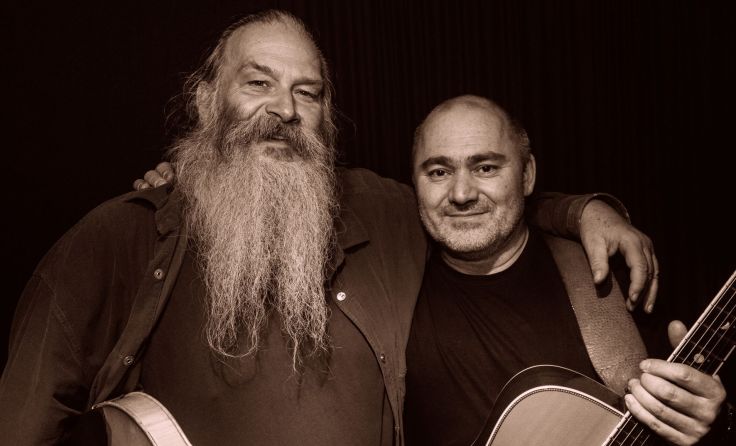 Rudi Mangst und Harry Ahamer am 24. Juni in der Hoftaverne