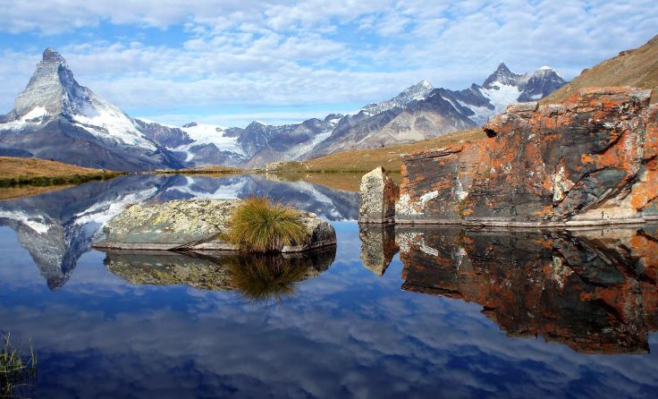 Der Aspacher Markus Hatheier erzählt von seiner Reise von Aspach bis Zermatt. 