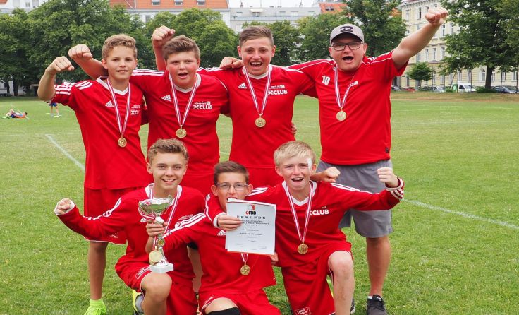 Die Höhnharter U14 Faustball Mannschaft