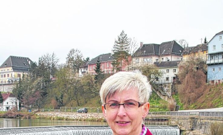 Bürgermeisterkandidatin Karin Boxleitner. Foto Larissa Zeiselberger