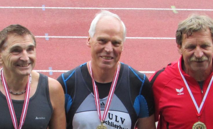 Gottfried Schoisswohl (mi.) mischte bei den Leichtathletik Masters mit.