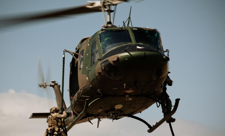 AB212 im Einsatz. Foto: Bundesheer / Horst Gorup