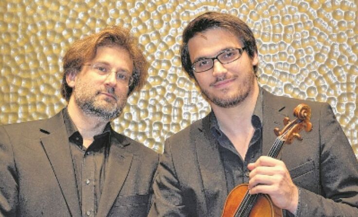 Clemens Zeilinger (li.) und Stefan Pöchhacker mit „3xklassik“ im Kristallsaal