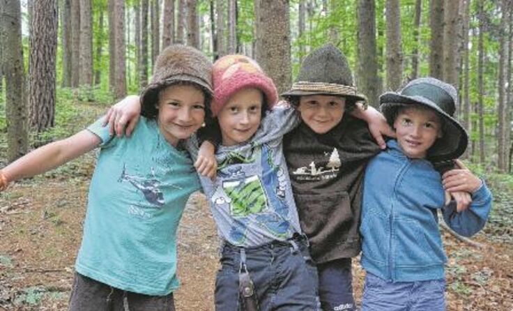 Foto (v. l.): Raimund Strambach, Tobias Riener, Peter Teufel und Fridolin Schmid