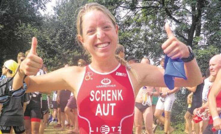 Sensationell: Vicky Schenk holte den Tagessieg beim Ausee Triathlon.