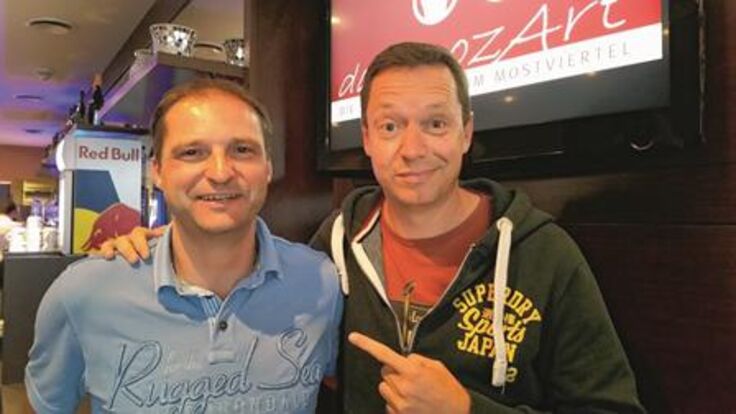 Raimund Forstenlechner (li.) holt Alex Kristan bereits zum zweiten Mal nach Hollenstein/Ybbs.