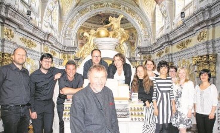 Walter Zambal wird am 10. Juli vom Vokalensemble „uni-sono“ unterstützt. 