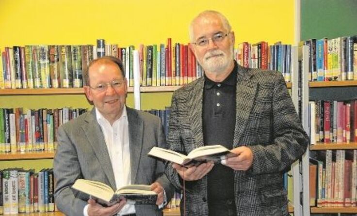 Institutionen der deutschen Sprache: Matthias Settele (l.) und Friedrich Zavarsky