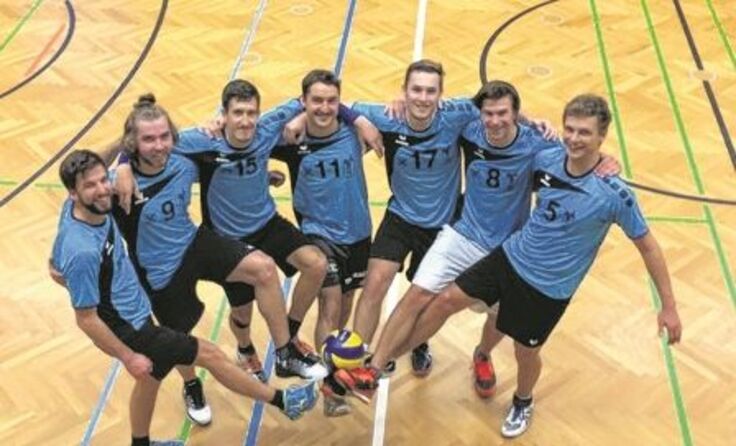 Das UVC-Team hatte nach dem Doppelsieg gut lachen.