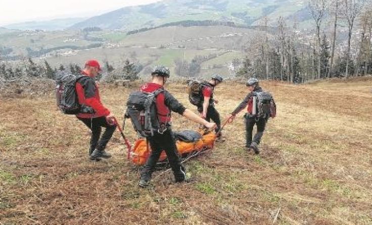 Selbst die „Sprachbarriere“ meisterten die Bergretter (fast) fehlerfrei.