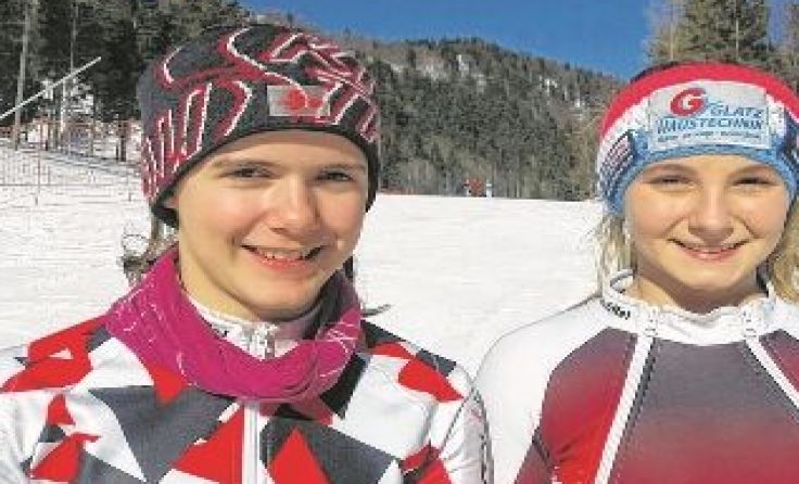 Lena (l.) und Katharina können auf eine erfolgreiche Saison zurückblicken.