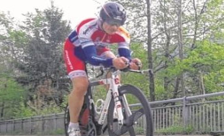 Wolfgang Frehsner beim Rennen in Alland