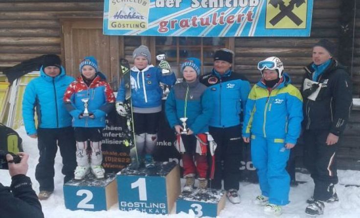 Stephan Besendorfer (U10) gewinnt im Slalom. Fotos: Union.Wyntersport