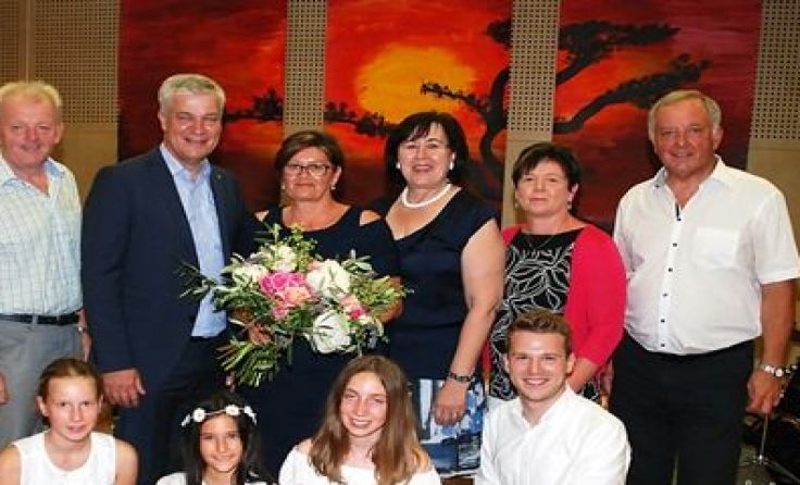Die Gemeindevertreter ließen sich das Abschlusskonzert nicht entgehen.