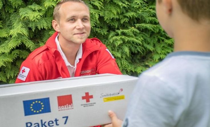 Aus elf unterschiedlich bestückten Paketen kann ausgewählt werden. Foto: RK NÖ/L. Hürner