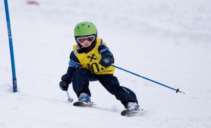 Bastian Hagen gab alles und entschied das Bambini-Rennen für sich. Fotos: Pamela Berger