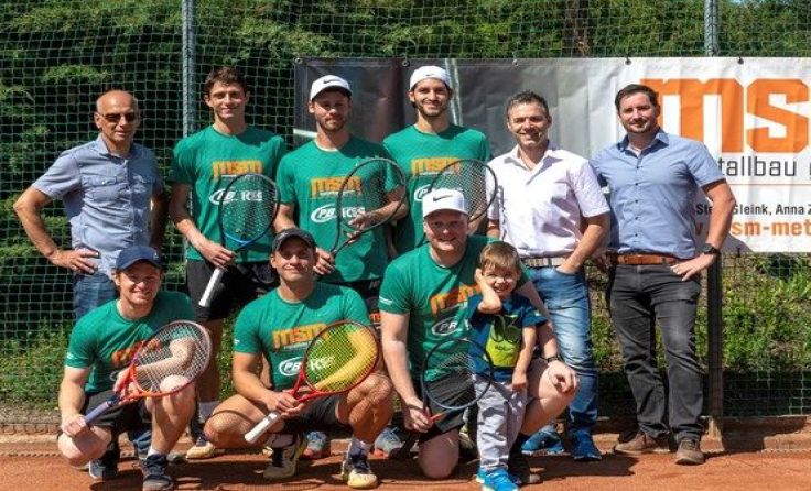 Die Tennisherren starteten mit einem Sieg in die neue Saison. Foto: Heinz Reichartzeder